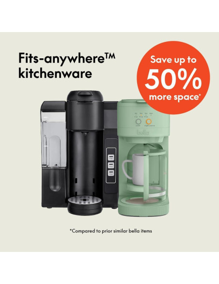 Cafetera de Goteo BELLA VersaBrew 2-en-1 1.77L Filtro Reutilizable Cafetera de Goteo BELLA VersaBrew 2-en-1 1.77L Filtro Reutilizable