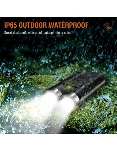 Linterna LED Mini Recargable Preppers Peak V3 900 Lúmenes