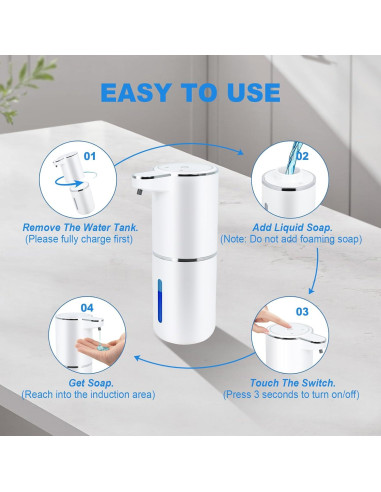 Dispensador Automático de Jabón Melygale - Sin Contacto, 348g