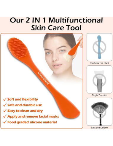 Set de 3 Brochas de Silicona para Mascarillas Lipxantiom