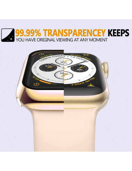 Funda Dura HANKN para Apple Watch Series 10 42mm Oro Funda Dura HANKN para Apple Watch Series 10 42mm Oro