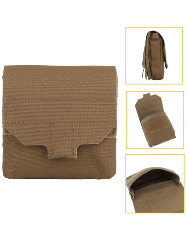 Bolsa Utilitaria Mini Molle SABADO Marrón Coyote 10x10cm