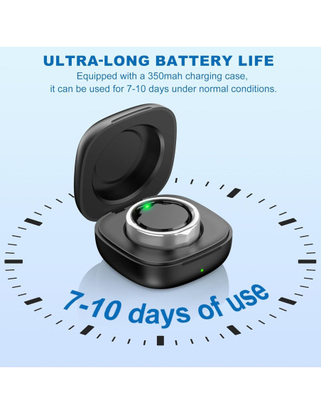 Anillo Inteligente Fitness Plata 13 - Rastreador Sueño y Salud Anillo Inteligente Fitness Plata 13 - Rastreador Sueño y Salud