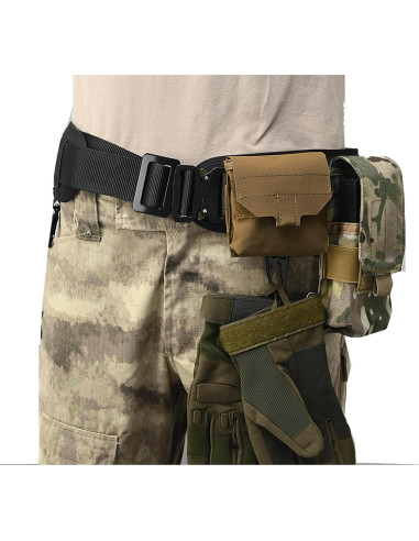 Bolsa Utilitaria Mini Molle SABADO Marrón Coyote 10x10cm
