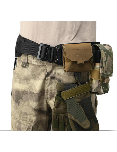 Bolsa Utilitaria Mini Molle SABADO Marrón Coyote 10x10cm Bolsa Utilitaria Mini Molle SABADO Marrón Coyote 10x10cm