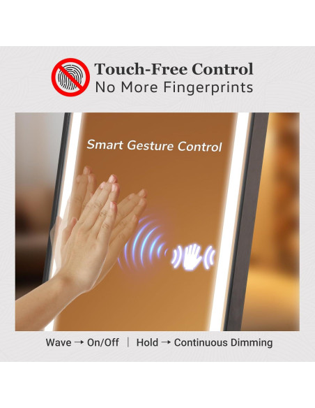 Espejo Inteligente Genciomke 160x50 cm LED Control Gestos Espejo Inteligente Genciomke 160x50 cm LED Control Gestos