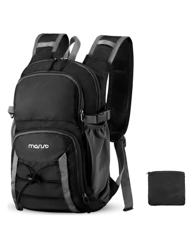 Mochila de Senderismo Mosiso 10L Plegable Impermeable Negra