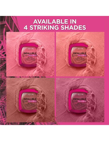 Blush Mate Suave L'Oreal Paris Infallible 24H 8.8g Madera Rosa Blush Mate Suave L'Oreal Paris Infallible 24H 8.8g Madera Rosa