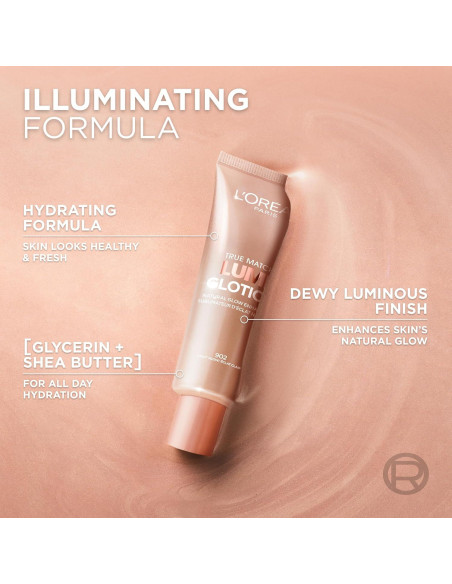 Iluminador L'Oreal Paris Lumi Glotion 40 ml - Brillo Natural 901 Justo Iluminador L'Oreal Paris Lumi Glotion 40 ml - Brillo Natural 901 Justo