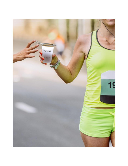 Taza Plegable Burtrail 200ml Ultraligera para Correr - 2 Pcs Gris y Blanco Taza Plegable Burtrail 200ml Ultraligera para Correr - 2 Pcs Gris y Blanco