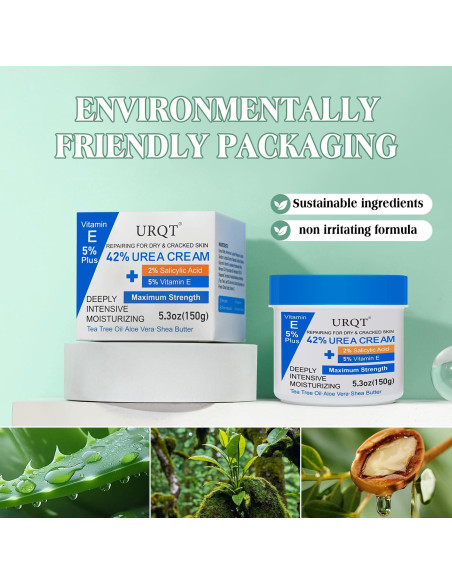 Crema de Urea 42% URQT para Piel Seca y Agrietada 200g