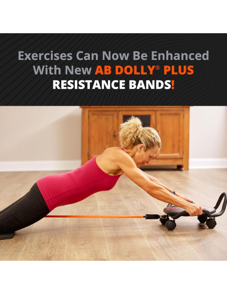 Sistema de Entrenamiento Abdominal AB Dolly + Bandas de Resistencia Sistema de Entrenamiento Abdominal AB Dolly + Bandas de Resistencia