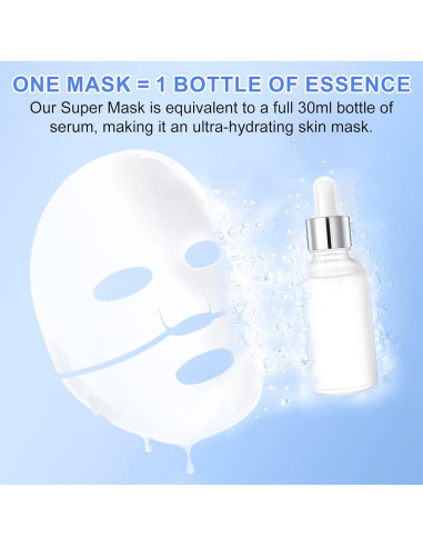 Mascarilla Antienvejecimiento de Colágeno HUALIJIA - 6 Unidades 34g