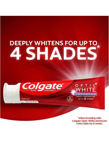 Cepillo de dientes Colgate 360 Optic White + Pasta 3x90.7g