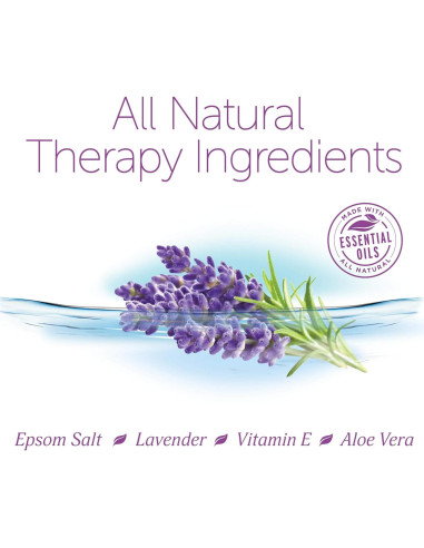 Sal de Epsom Epsoak 0.91 kg con Lavanda - Baño Relajante