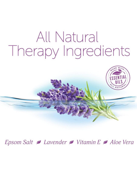 Sal de Epsom Epsoak 0.91 kg con Lavanda - Baño Relajante Sal de Epsom Epsoak 0.91 kg con Lavanda - Baño Relajante
