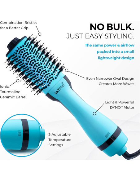 Cepillo Secador de Cabello SKYPRO SKY400 - Alisa y Da Volumen Cepillo Secador de Cabello SKYPRO SKY400 - Alisa y Da Volumen