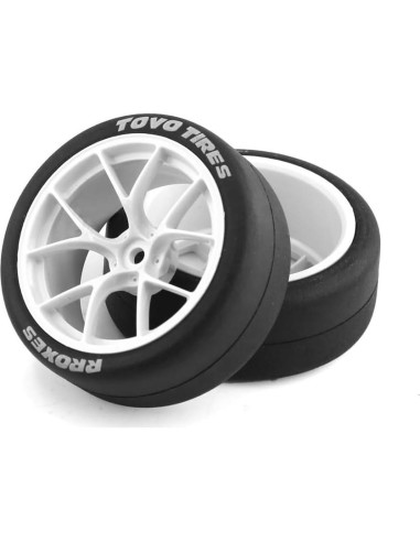 Neumáticos de Rally RC 1/10 YanWangHong 4PCS Negro
