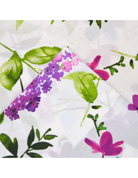 Juego de Sábanas Reina 4 Piezas Pointehaven 100% Algodón Percale Juego de Sábanas Reina 4 Piezas Pointehaven 100% Algodón Percale