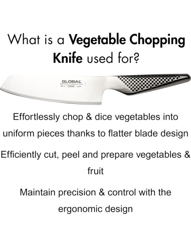 Cuchillo de Verduras Global GS-5 13.97 cm Acero Inoxidable