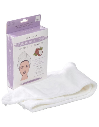 Toalla Turbante de Microfibra Danielle Creations con Aceite de Coco