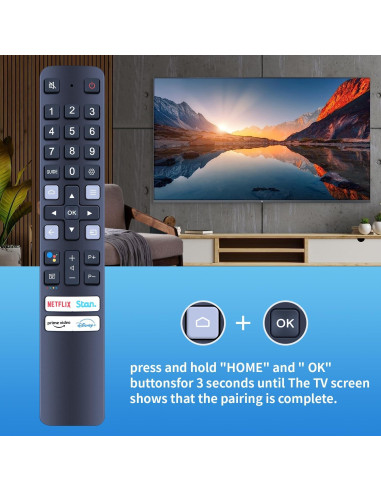 Control Remoto de Voz Oumeite RC901V FAR1 para TCL Smart TV