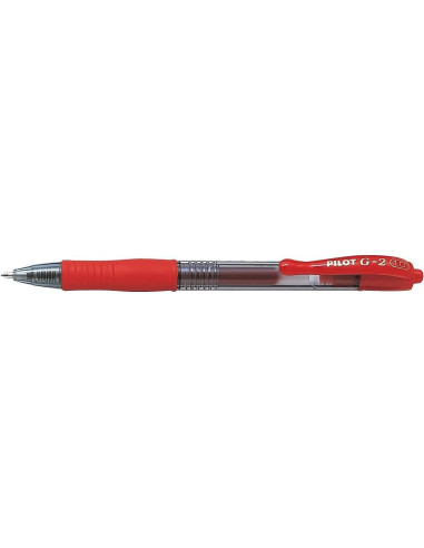 Bolígrafos de Gel Pilot G2, Punta Gruesa 1 mm, Paquete 8 Colores