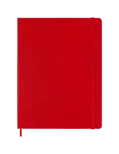 Cuaderno Moleskine Clásico XL Tapa Dura Rayado Rojo 192 Páginas Cuaderno Moleskine Clásico XL Tapa Dura Rayado Rojo 192 Páginas