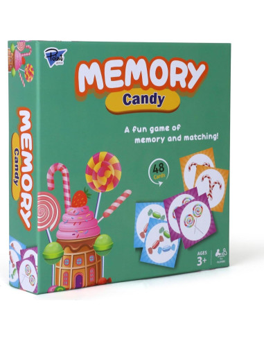 Juego de Memoria Point Games para Niños - 48 Cartas Didácticas