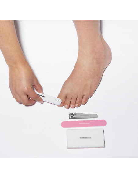Kit de Pedicura Esencial Tweezerman Rosa Té 4 Piezas Kit de Pedicura Esencial Tweezerman Rosa Té 4 Piezas