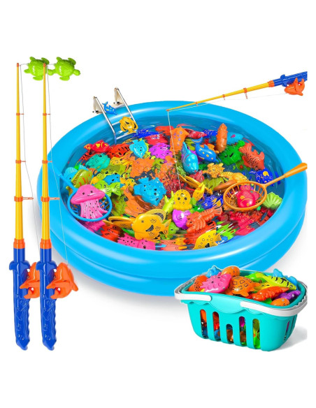 Juego de Pesca Magnética Doloowee para Niños 3-6 Años Juego de Pesca Magnética Doloowee para Niños 3-6 Años