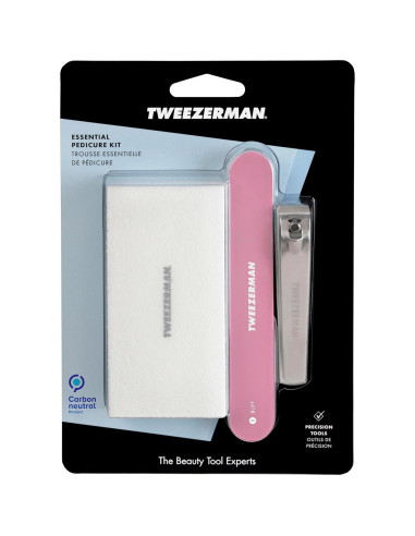 Kit de Pedicura Esencial Tweezerman Rosa Té 4 Piezas