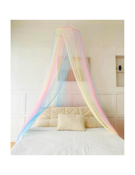 Dosel de Mosquito Comtelek Arcoíris para Cama Niña 250 cm Dosel de Mosquito Comtelek Arcoíris para Cama Niña 250 cm