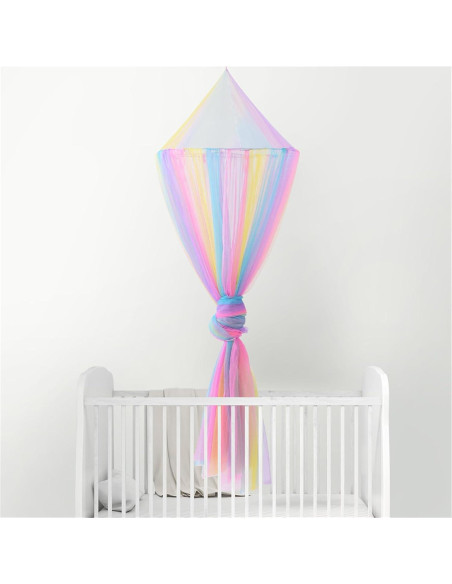 Dosel de Mosquito Comtelek Arcoíris para Cama Niña 250 cm Dosel de Mosquito Comtelek Arcoíris para Cama Niña 250 cm