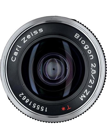 Lente Gran Angular ZEISS Biogon T 2.8/21 para Leica M, Negro Lente Gran Angular ZEISS Biogon T 2.8/21 para Leica M, Negro