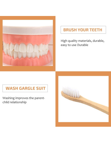 Set Montessori de Cepillado de Dientes STOBOK para Niños