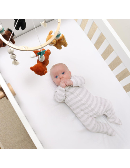 Móvil de Cuna Musical The Peanutshell - 12 Canciones, Madera