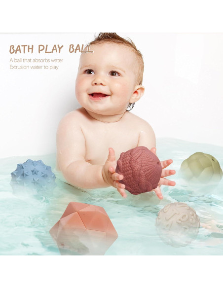 Bolas Sensoriales para Bebés ROHSCE - Set de 5 Piezas Bolas Sensoriales para Bebés ROHSCE - Set de 5 Piezas