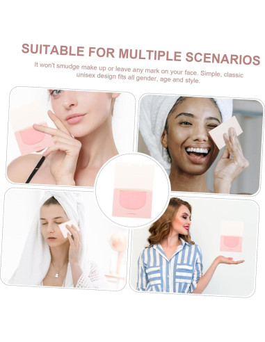 300 Hojas Papel Absorbente de Aceite Facial Beatifufu