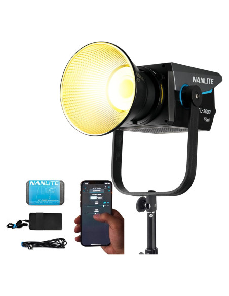 Luz de Estudio NANLITE FC-300B 300W 2700K-6500K Control Remoto Luz de Estudio NANLITE FC-300B 300W 2700K-6500K Control Remoto