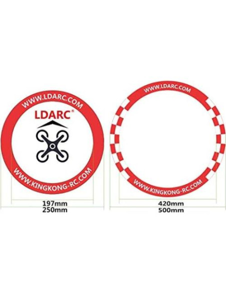 10 Piezas Puerta de Carreras Arco 500mm LDARC para Drones 10 Piezas Puerta de Carreras Arco 500mm LDARC para Drones