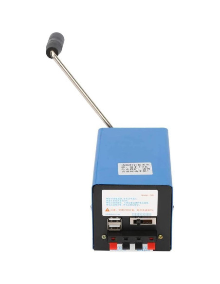 Generador de manivela portátil Dpofirs 20W 5V para camping Generador de manivela portátil Dpofirs 20W 5V para camping