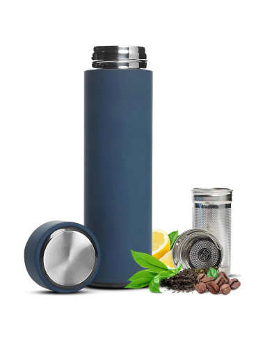 Termo Aislado AVARO 500ml con Infusor para Té y Café