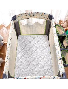 Colchón Pack and Play Espuma Premium 96.5x66 cm Blanco 2