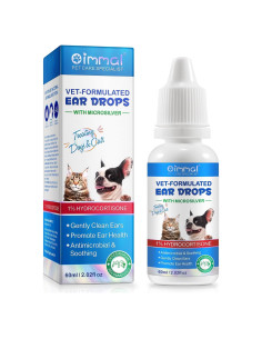 Gotas Limpiadoras para Oídos de Perros y Gatos Beyxdu 60ml