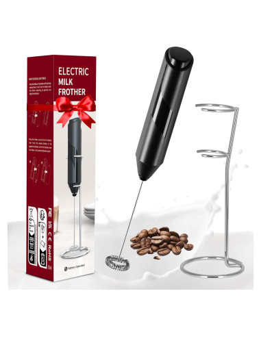 Espumador de Leche Eléctrico YSSOA con Soporte Inoxidable