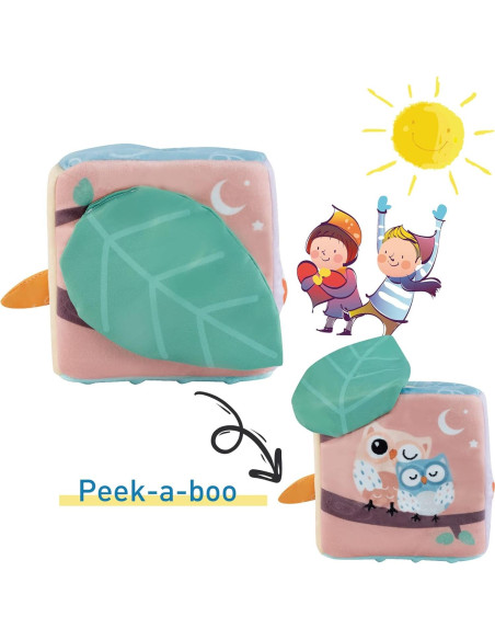 Caja de Pañuelos Sensory Twefex para Bebés 6-12 Meses Caja de Pañuelos Sensory Twefex para Bebés 6-12 Meses