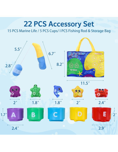 Juguete Montessori de Pesca JOSEN para Niños 1-3 Años