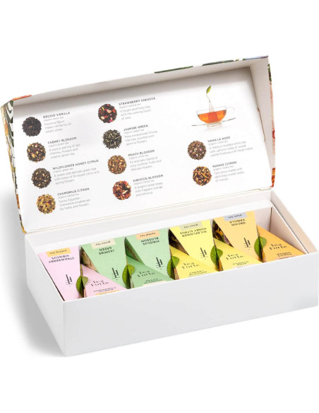 Caja de Regalo de Té Orgánico Tea Forte Jubilee - 10 Infusores Caja de Regalo de Té Orgánico Tea Forte Jubilee - 10 Infusores