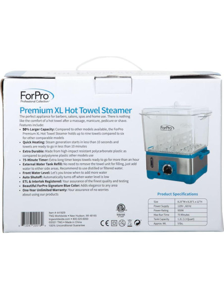 Calentador de Toallas Calientes ForPro Premium XL 9 Toallas Calentador de Toallas Calientes ForPro Premium XL 9 Toallas